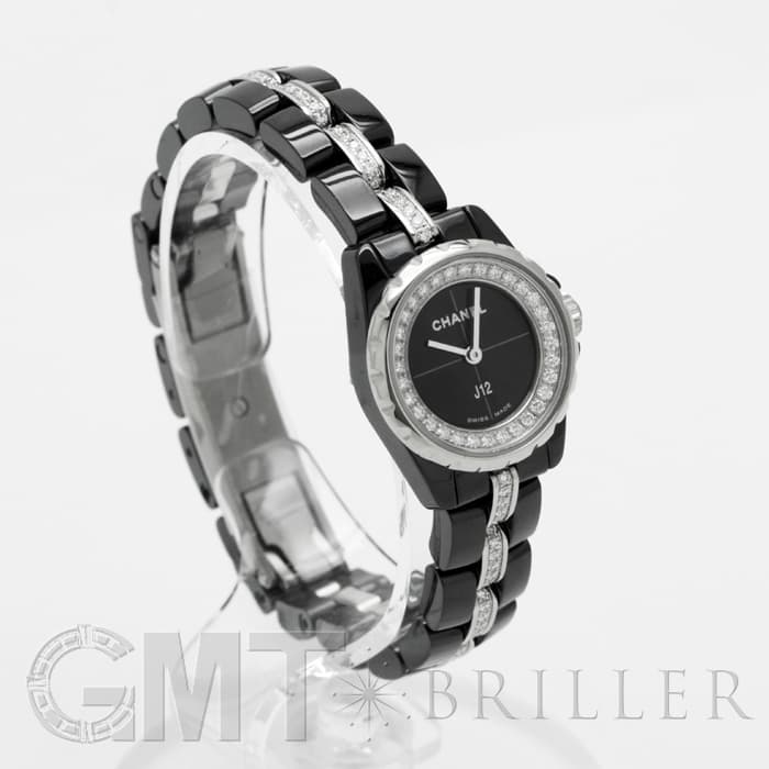 新品)CHANEL シャネル J12 XS ブラック 19mm ブレスダイヤ H5236（商品