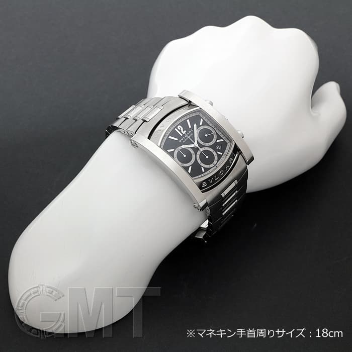 中古)BVLGARI ブルガリ アショーマ クロノグラフ AA48BSSDCH（商品ID