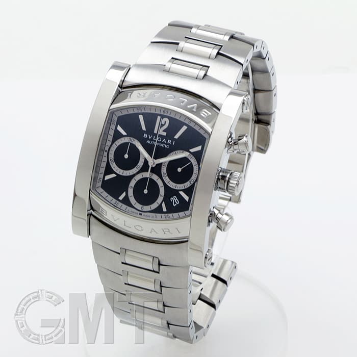 中古)BVLGARI ブルガリ アショーマ クロノグラフ AA48BSSDCH（商品ID