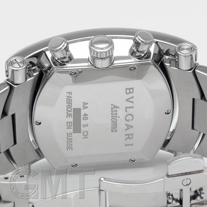 中古)BVLGARI ブルガリ アショーマ クロノグラフ AA48BSSDCH（商品ID