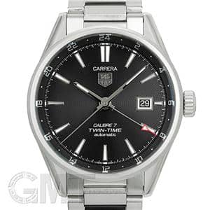 TAG HEUER タグ・ホイヤー カレラ キャリバー7 ツインタイム ブラック WAR2010.BA0723 メイン