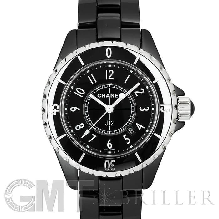 正規品】シャネル J12 黒セラミック H0682 レディース 新品ベルト交換済 CHANEL - 正規品 シャネル J12 黒セラミック H0682 レディース