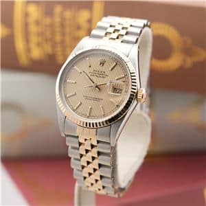 ROLEX ロレックス デイトジャスト 16013 シャンパンタペストリー メイン