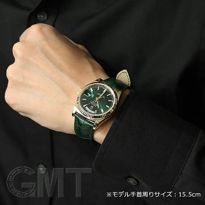 中古)ROLEX ロレックス デイデイト 118138 グリーン（商品ID