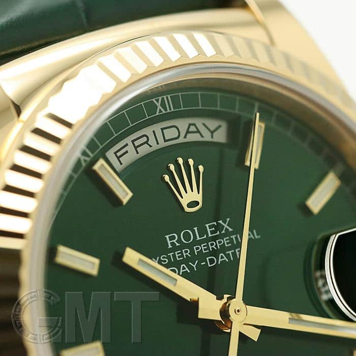 中古)ROLEX ロレックス デイデイト 118138 グリーン（商品ID