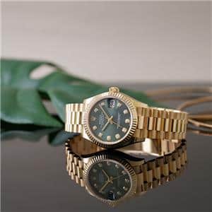 ROLEX ロレックス デイトジャスト 278278G オリーブグリーン プレジデントブレス メイン