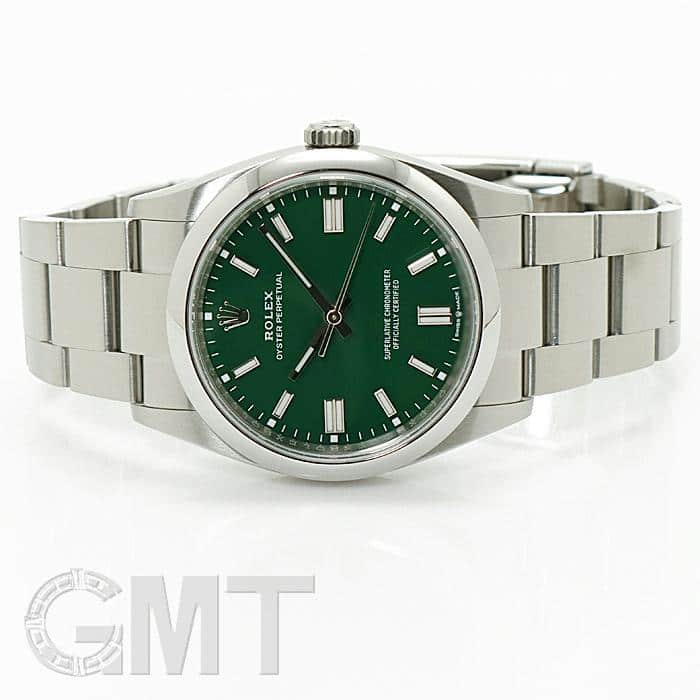 中古)ROLEX ロレックス オイスターパーペチュアル 36 126000 グリーン