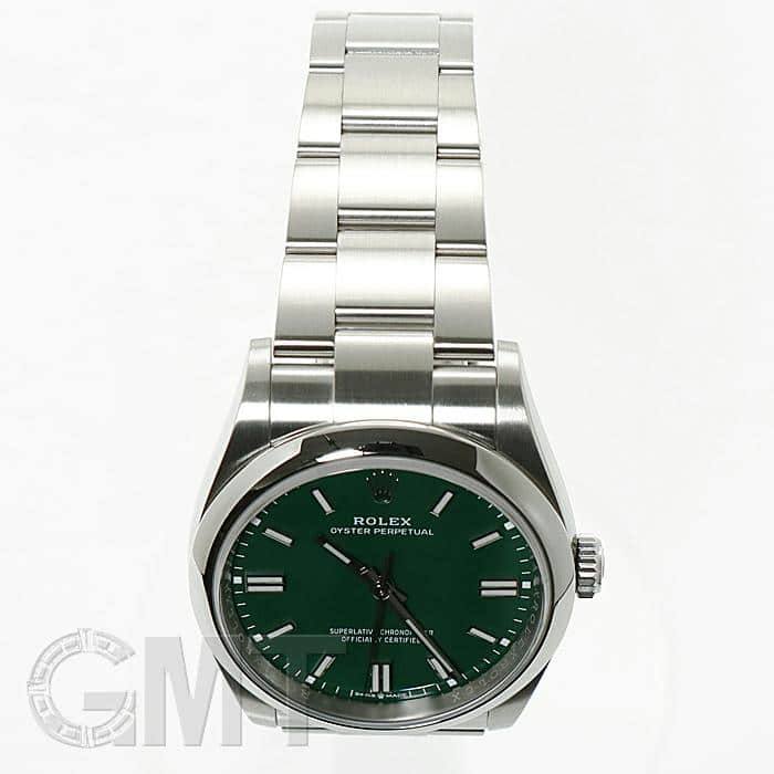 中古)ROLEX ロレックス オイスターパーペチュアル 36 126000 グリーン