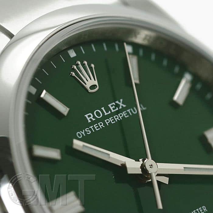 中古)ROLEX ロレックス オイスターパーペチュアル 36 126000 グリーン