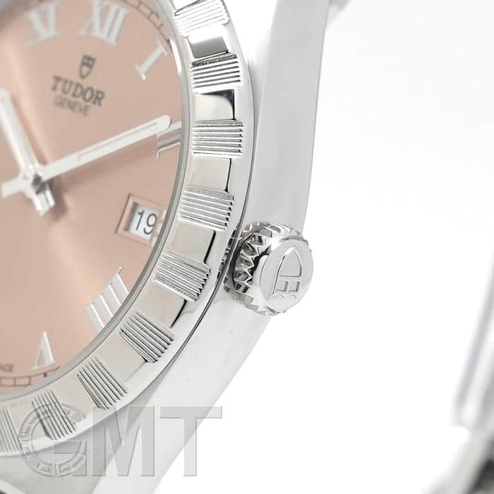 猫*-様 TUDOR  28500 0007 38mm サーモン 中古)TUDOR チューダー ロイヤル 38mm 28500-0007 サーモンピンク