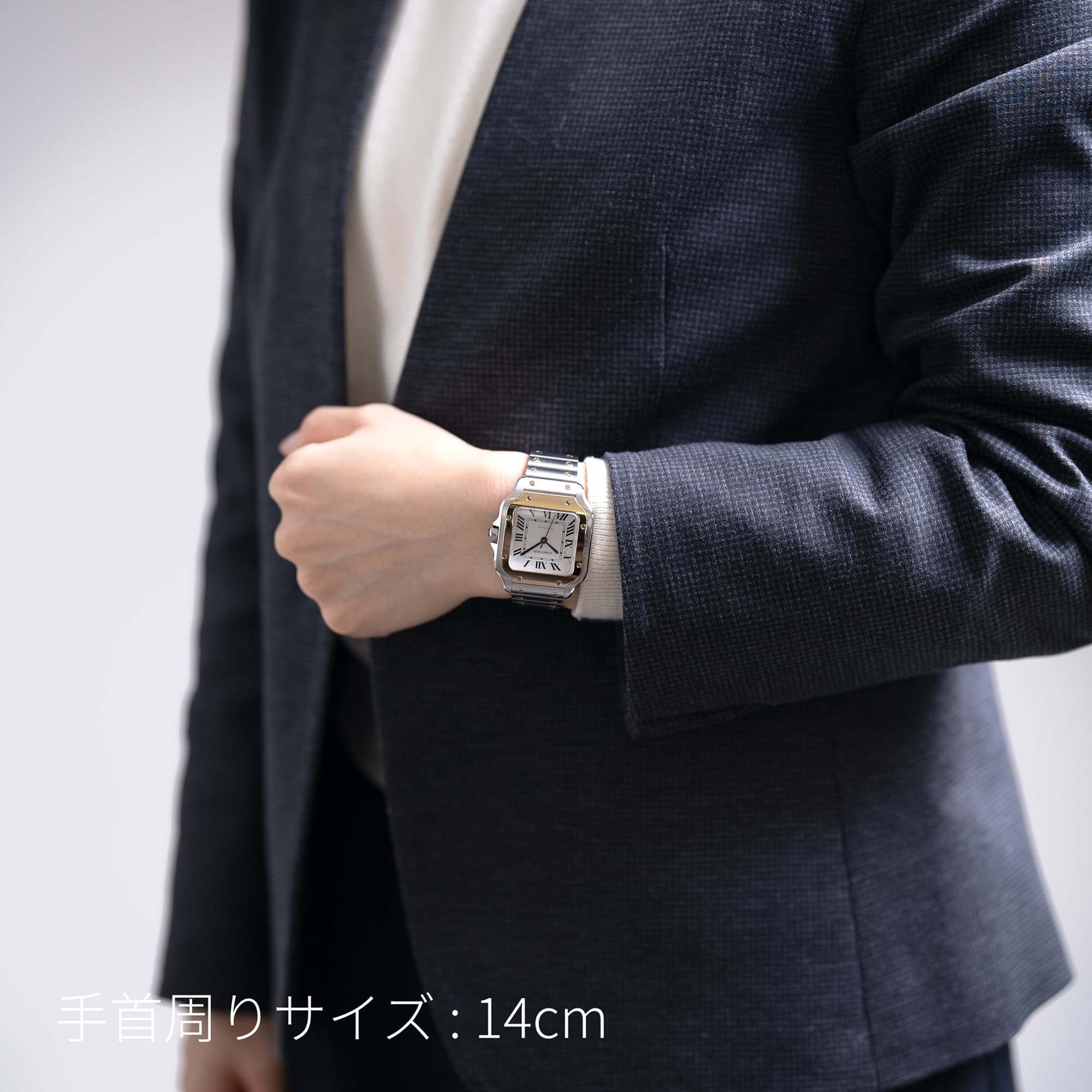 中古)CARTIER カルティエ サントス ドゥ カルティエ MM W2SA0016（商品