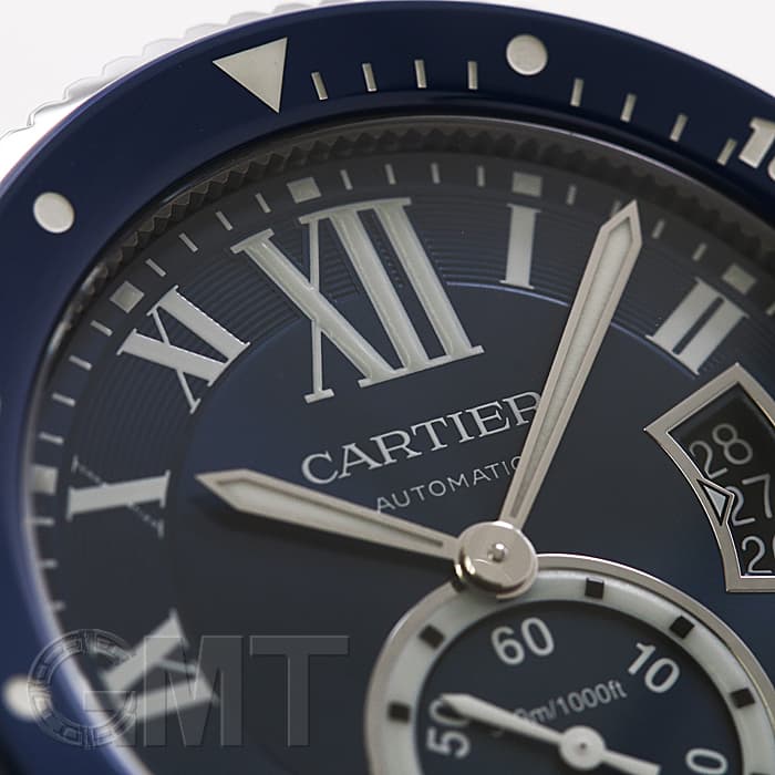 中古)CARTIER カルティエ カリブル ドゥ カルティエ ダイバー ブルー