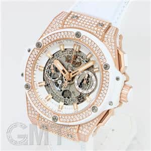 新品)HUBLOT ウブロ キングパワー ウニコ キングゴールド ホワイト 701 