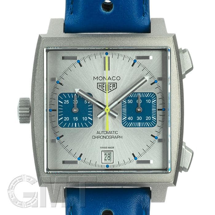 新品)TAG HEUER タグ・ホイヤー モナコ クロノグラフ レーシングブルー
