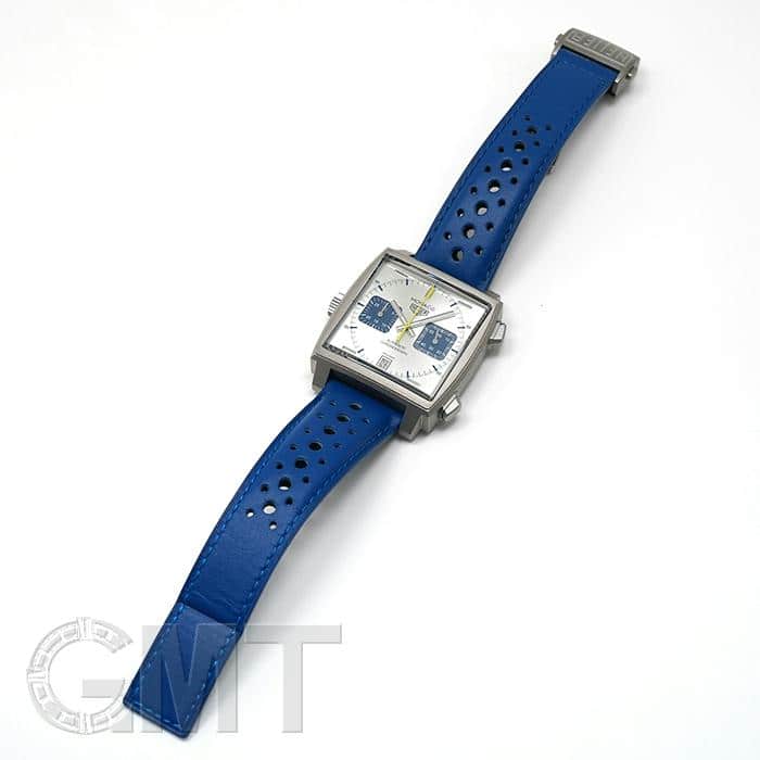 新品)TAG HEUER タグ・ホイヤー モナコ クロノグラフ レーシングブルー