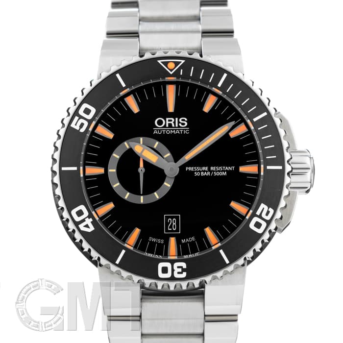 中古)ORIS オリス アクイス スモールセコンド デイト 01 743 7673 4159