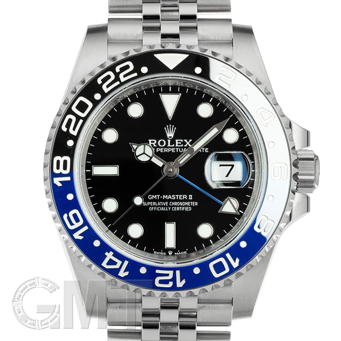 未使用)ROLEX ロレックス GMTマスター II 126710BLNR ブルーブラック 