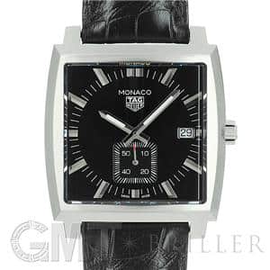 TAG HEUER タグ・ホイヤー モナコ クォーツ ブラック WAW131A.FC6177 メイン