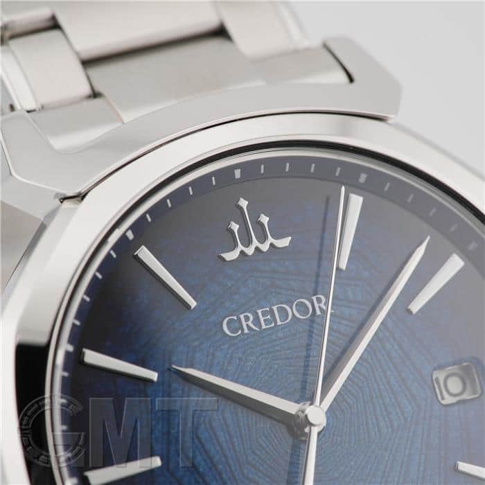 SEIKO セイコー 時計 クレドール リネアクルバ　CREDOR 中古)SEIKO セイコー クレドール リネアルクス GCCD993 エナメルブルー