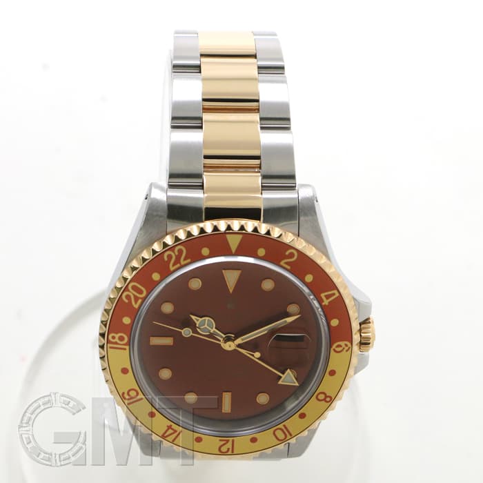 中古)ROLEX ロレックス GMTマスター II 16713 ブラウン ゴールド
