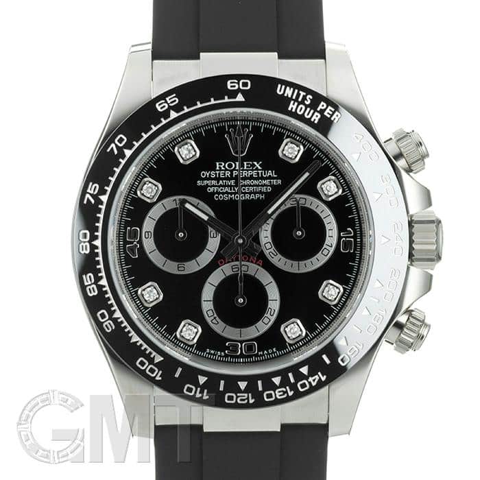 未使用)ROLEX ロレックス デイトナ 116519LNG ブラック 8Pダイヤ