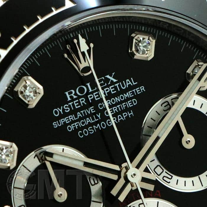 未使用)ROLEX ロレックス デイトナ 116519LNG ブラック 8Pダイヤ（商品
