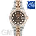 ROLEX ロレックス デイトジャスト 28 279381RBR チョコレート ジュビリーブレス 10Pダイヤ