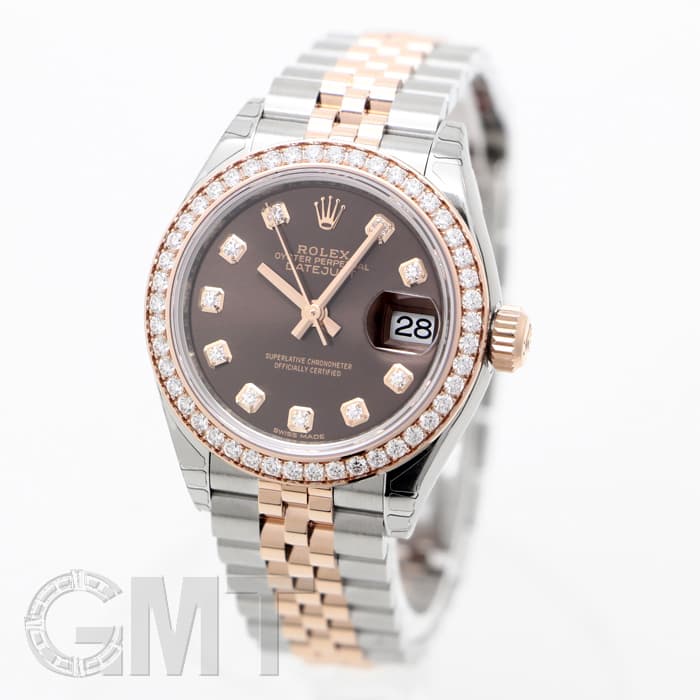 新品)ROLEX ロレックス デイトジャスト 28 279381RBR チョコレート