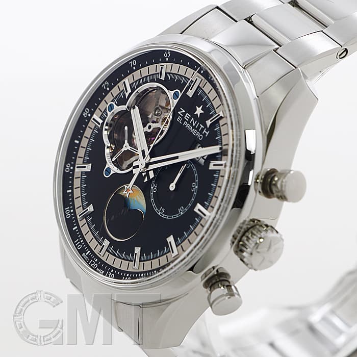 リピーター☘️海月様@18.60 03.2160.4047/01.C713 シルバー ZENITH（ゼニス）エルプリメロ