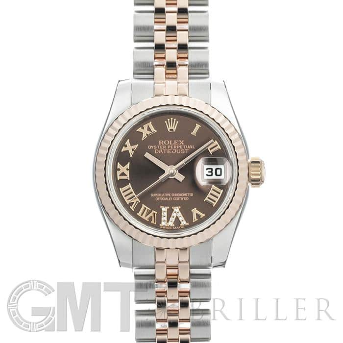 中古)ROLEX ロレックス デイトジャスト 26 179171 チョコレート VI