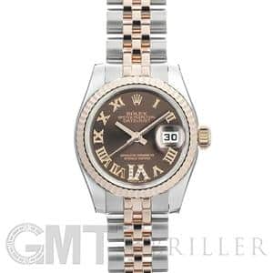 ROLEX ロレックス デイトジャスト 26 179171 チョコレート VIダイヤ メイン