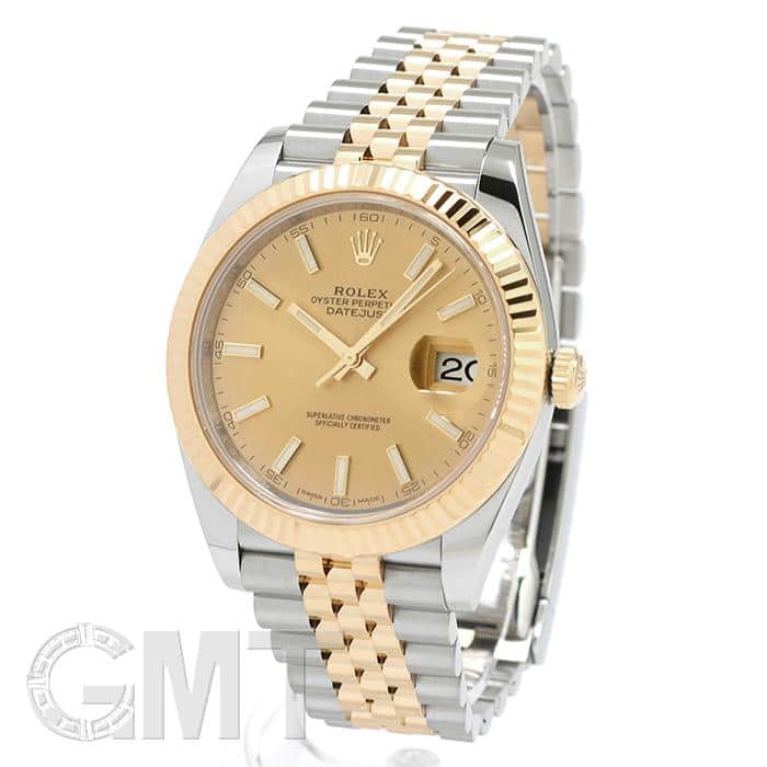 中古)ROLEX ロレックス デイトジャスト 41 126333 シャンパン