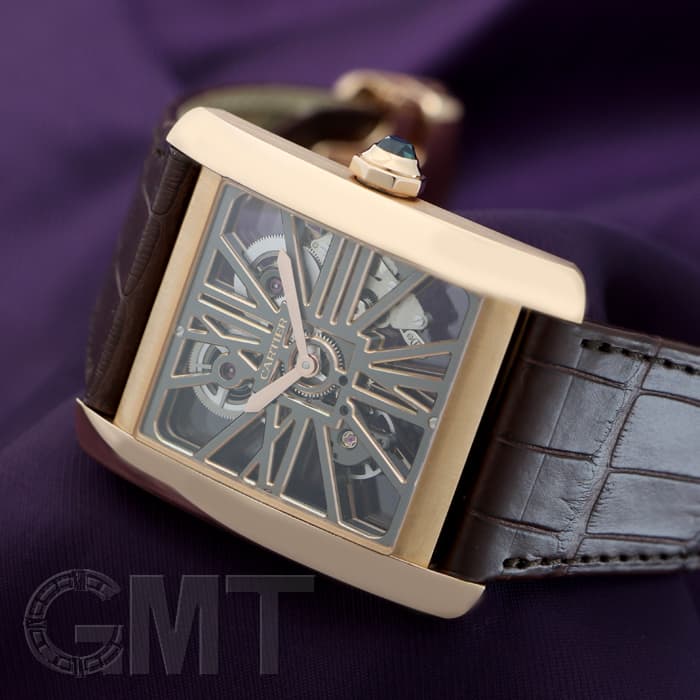 新品)CARTIER カルティエ タンク MC スケルトンウォッチ W5310040