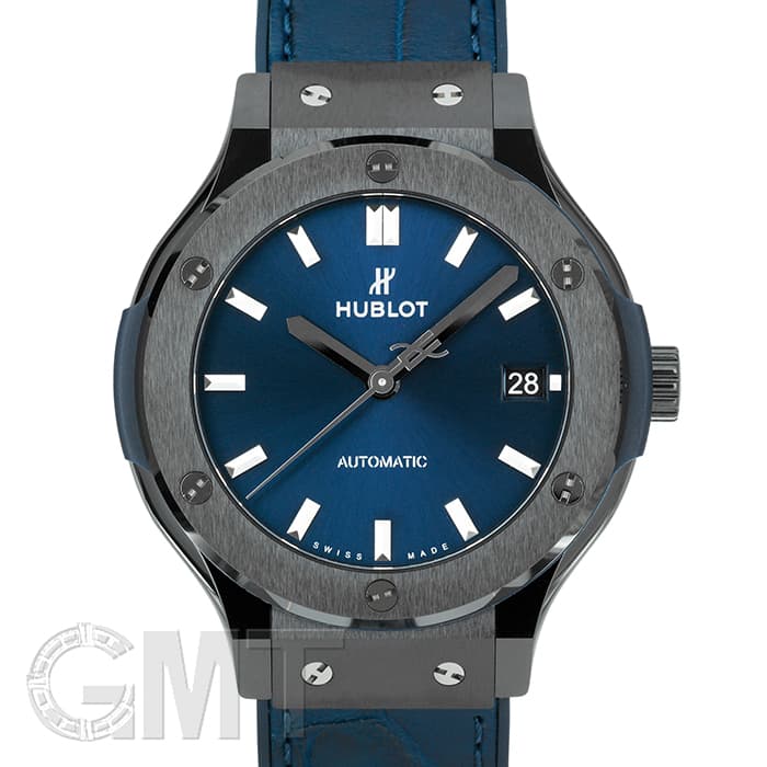 新品)HUBLOT ウブロ クラシック フュージョン セラミック ブルー 565 