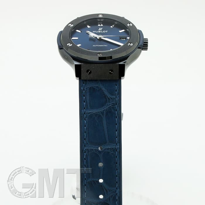 新品)HUBLOT ウブロ クラシック フュージョン セラミック ブルー 565