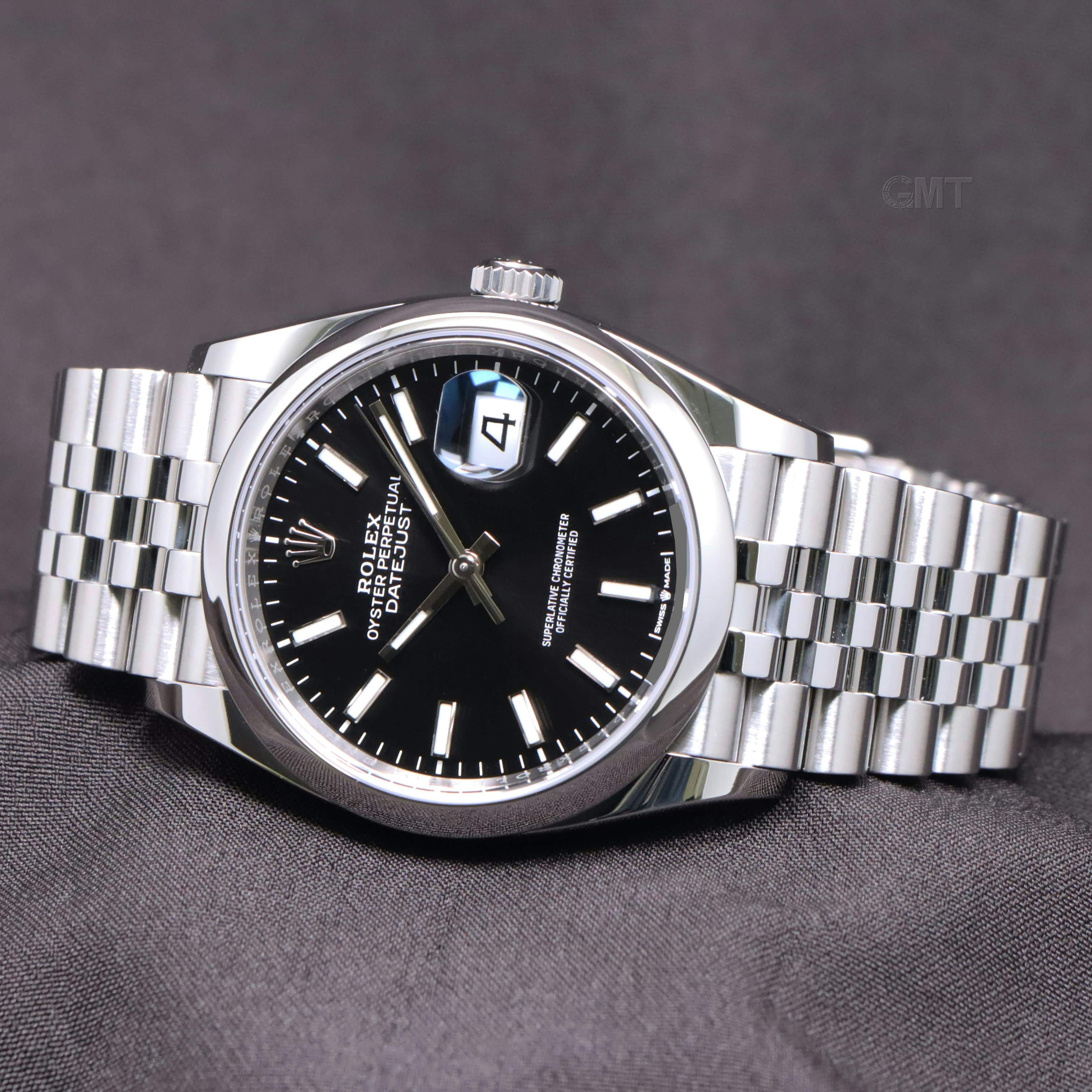 中古)ROLEX ロレックス デイトジャスト 126200 ブラック ジュビリー