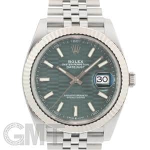 ROLEX ロレックス デイトジャスト 41 126334 ミントグリーン フルーテッドモチーフ メイン