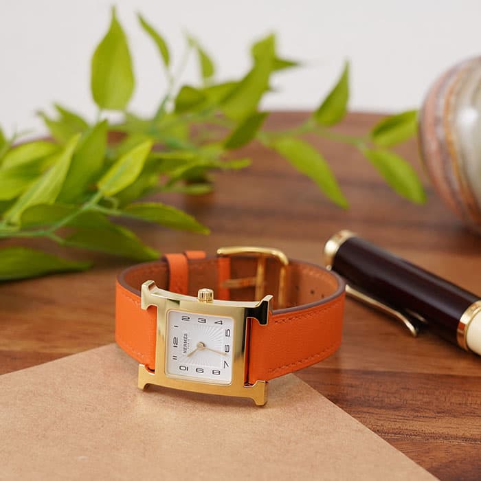 新品)HERMES エルメス Hウォッチ HH1.201.131/WOR 036736WW00 H 