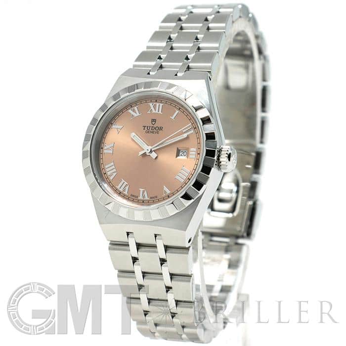 中古)TUDOR チューダー ロイヤル 28mm 28300-0008 サーモンピンク
