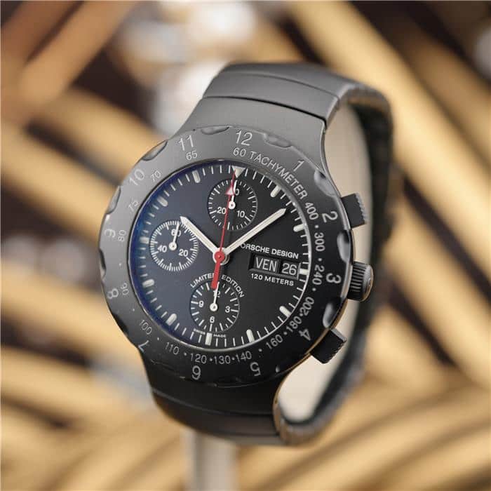 中古)PORSCHE DESIGN ポルシェデザイン チタン byエテルナ クロノ