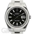 ROLEX ロレックス デイトジャスト II 116334 ブラック オイスターブレス【ワンプライス買取！アンリミテッド！期間限定】
