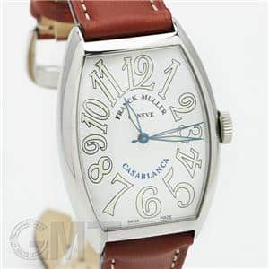 FRANCK MULLER フランク・ミュラー カサブランカ ホワイト 5850CASA 青ロゴ メイン