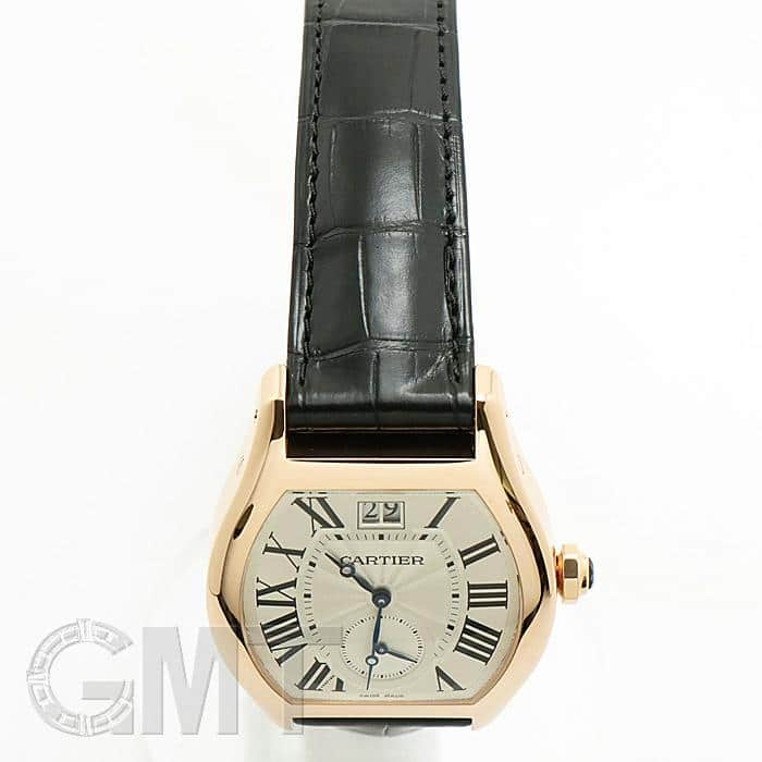 CARTIER カルティエ トーチュ XL ラージデイト&amp;スモールセコンド W1556234 腕時計 手巻き 美品 中古 4b008760 中古)CARTIER カルティエ トーチュ XL ラージデイト＆スモールセコンド