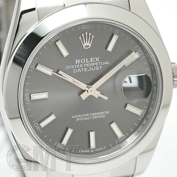 中古)ROLEX ロレックス デイトジャスト 41 126300 スレート オイスター