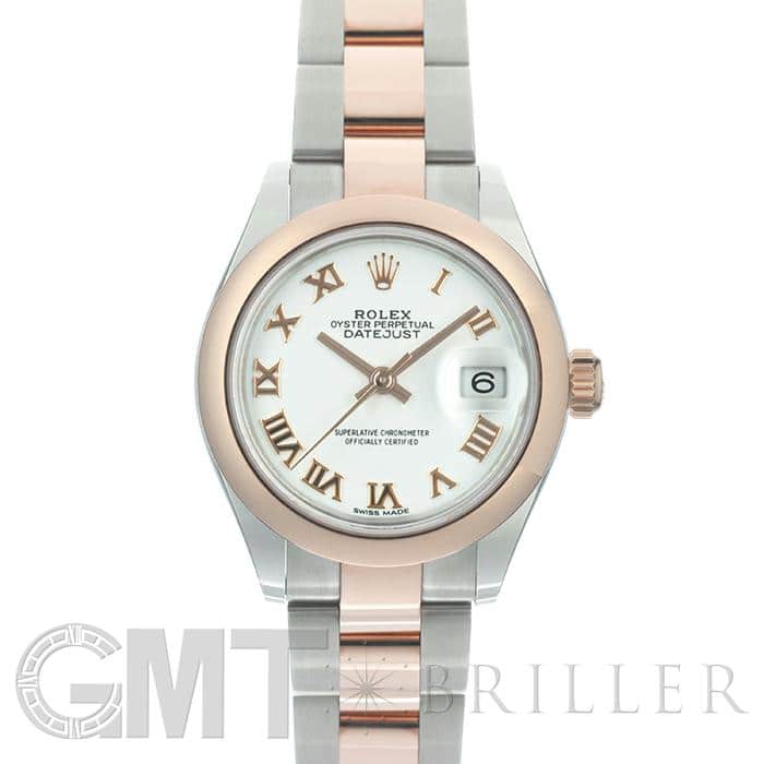 中古)ROLEX ロレックス デイトジャスト 28 279161 ホワイト ローマ