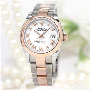 ROLEX ロレックス デイトジャスト 28 279161 ホワイト ローマ オイスターブレス メイン