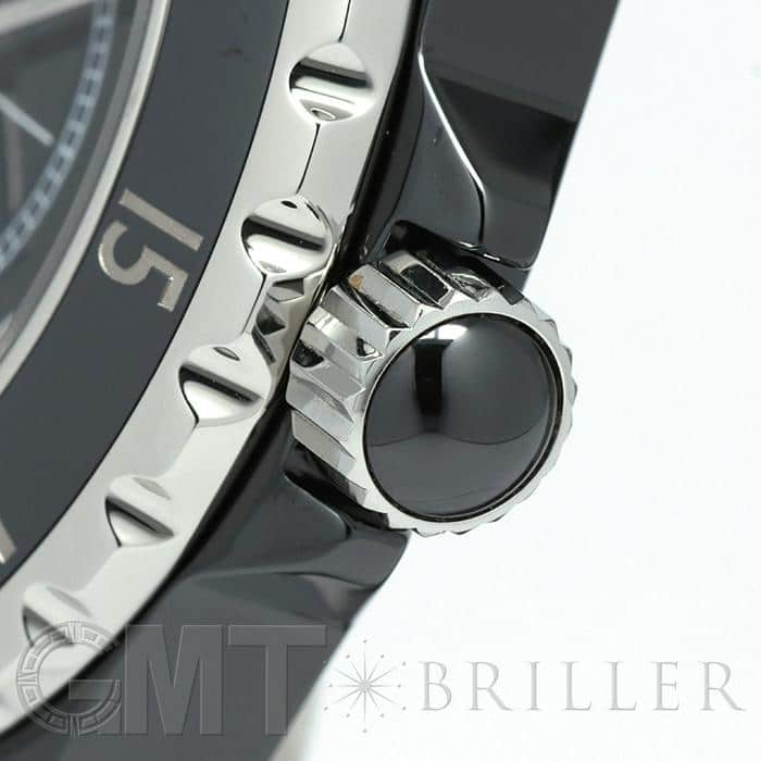 【美品】CHANEL J12 12pダイヤモンド 33mm 腕時計 H1625 CHANEL/シャネル】 J12 H1625 ブラック 腕時計 セラミック