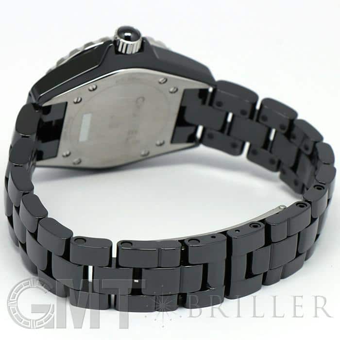 中古)CHANEL シャネル J12 J12 ブラック セラミック 12Pダイヤ H1625