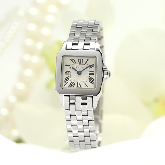 中古)CARTIER カルティエ サントス ドゥモワゼル SM W25064Z5（商品ID