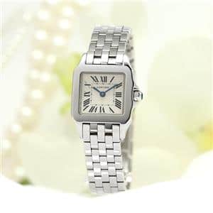 中古)CARTIER カルティエ サントス ドゥモワゼル SM W25064Z5（商品ID